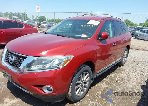 2013 Nissan Pathfinder S/Sv/Sl/Platinum from USA, damaged, VIN 5N1AR2MMXDC666186